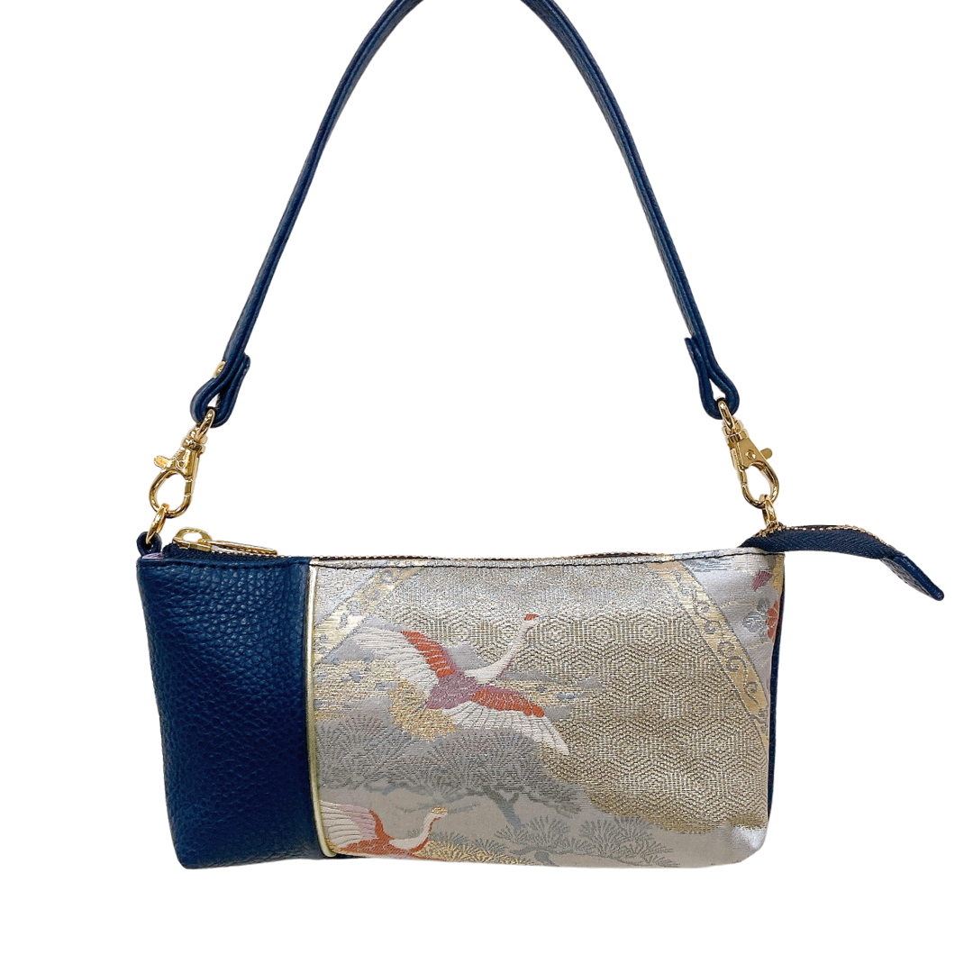 KIMONO PURSE Navy T032