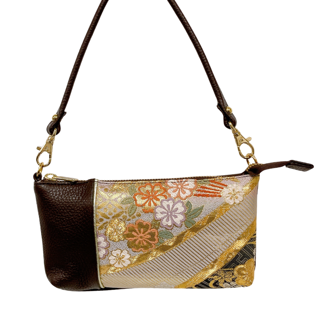 KIMONO PURSE Brown T018
