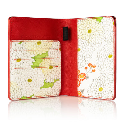 Kimono Passport Holder Red 007
