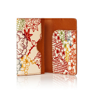 Kimono Card Case Brown 004