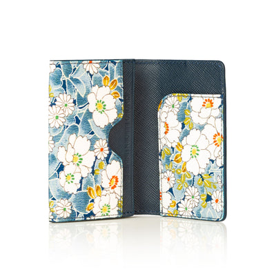 Kimono Card Case Navy 004
