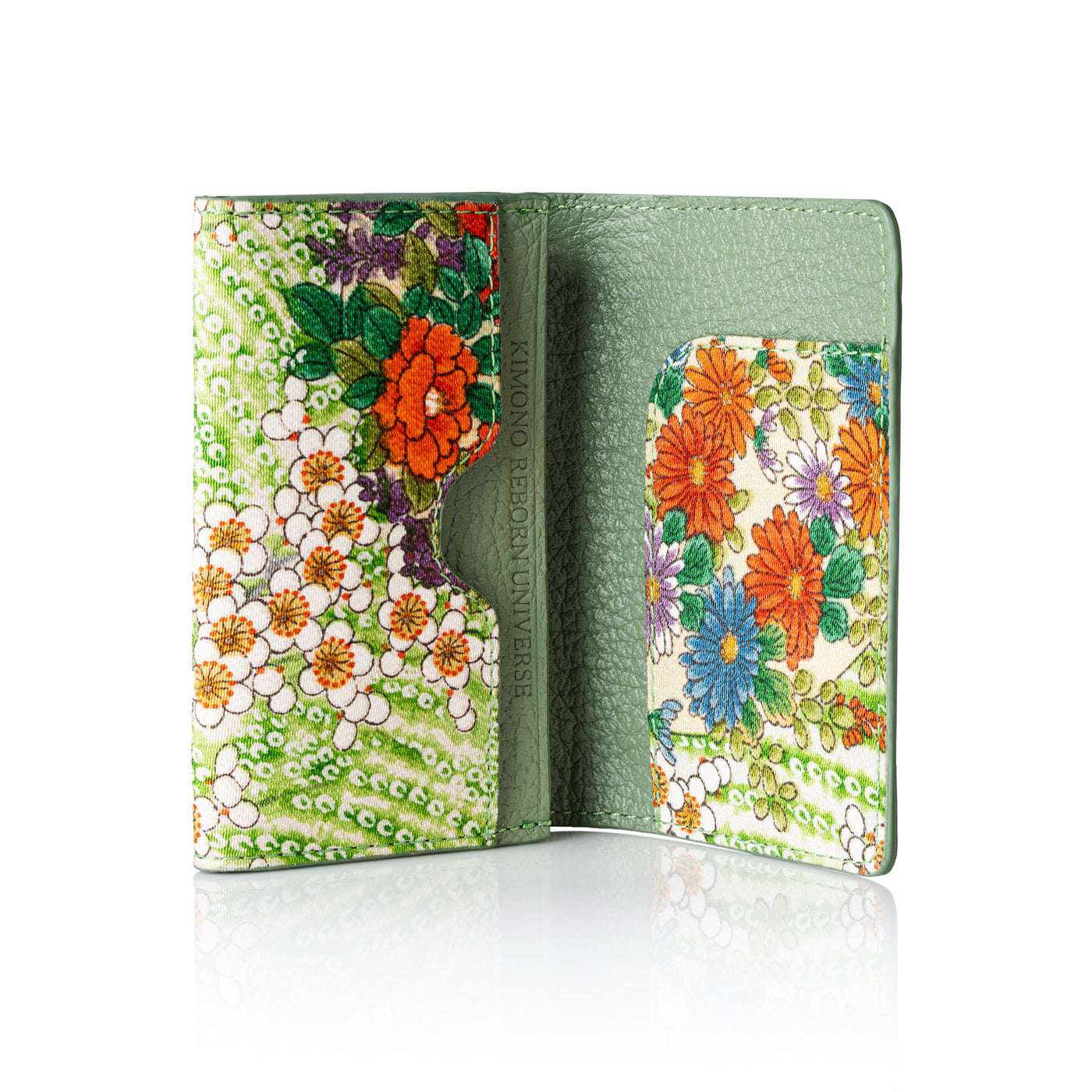 Kimono Card Case Green 002