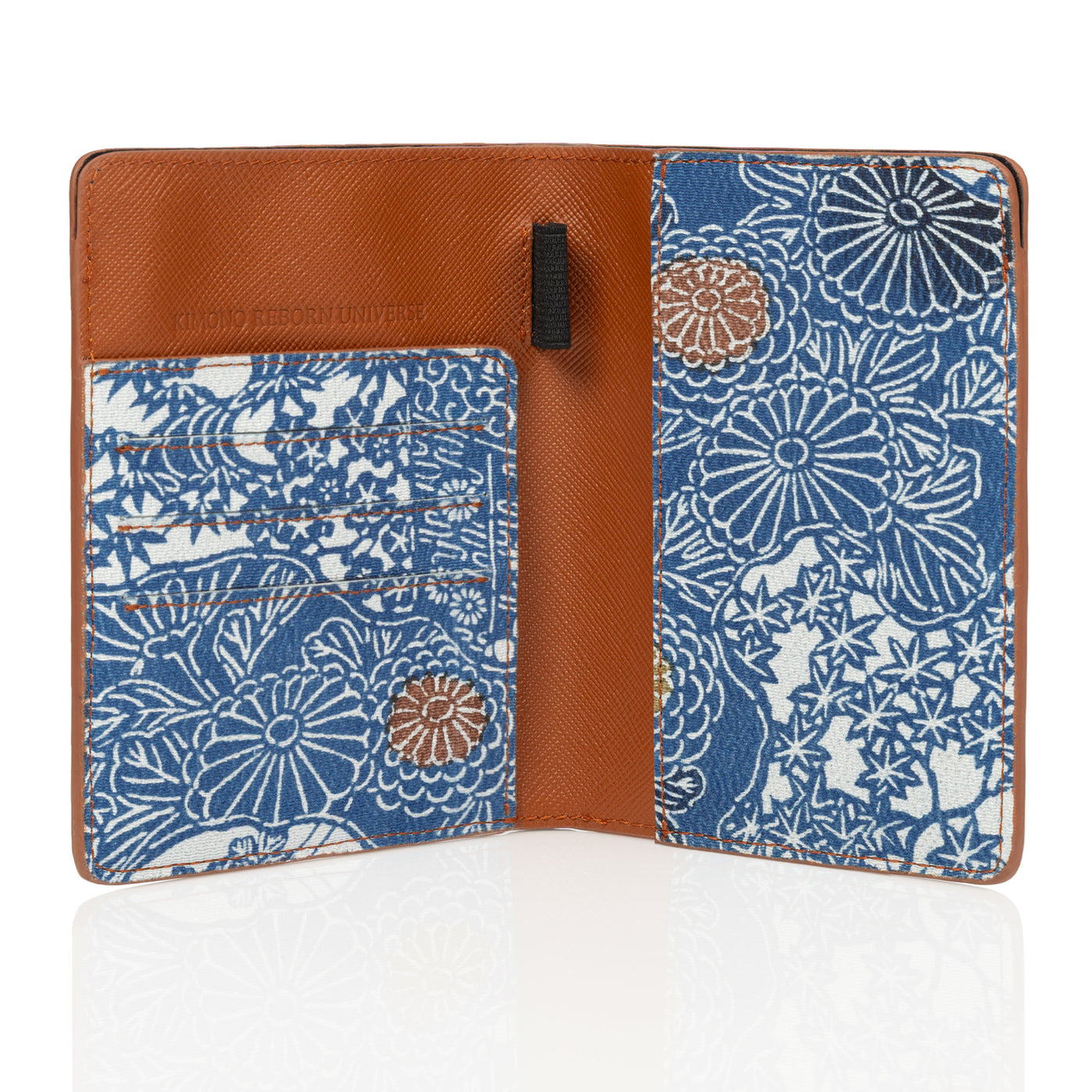Kimono Passport Holder Brown 004