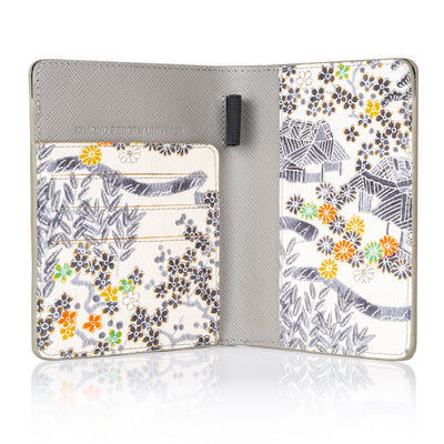 Kimono Passport Holder Gray 006