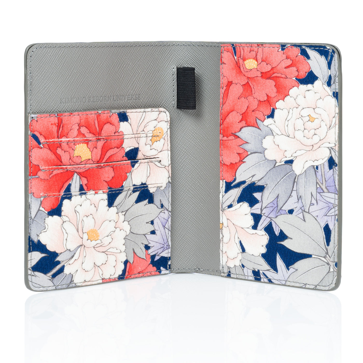 Kimono Passport Holder Gray 002