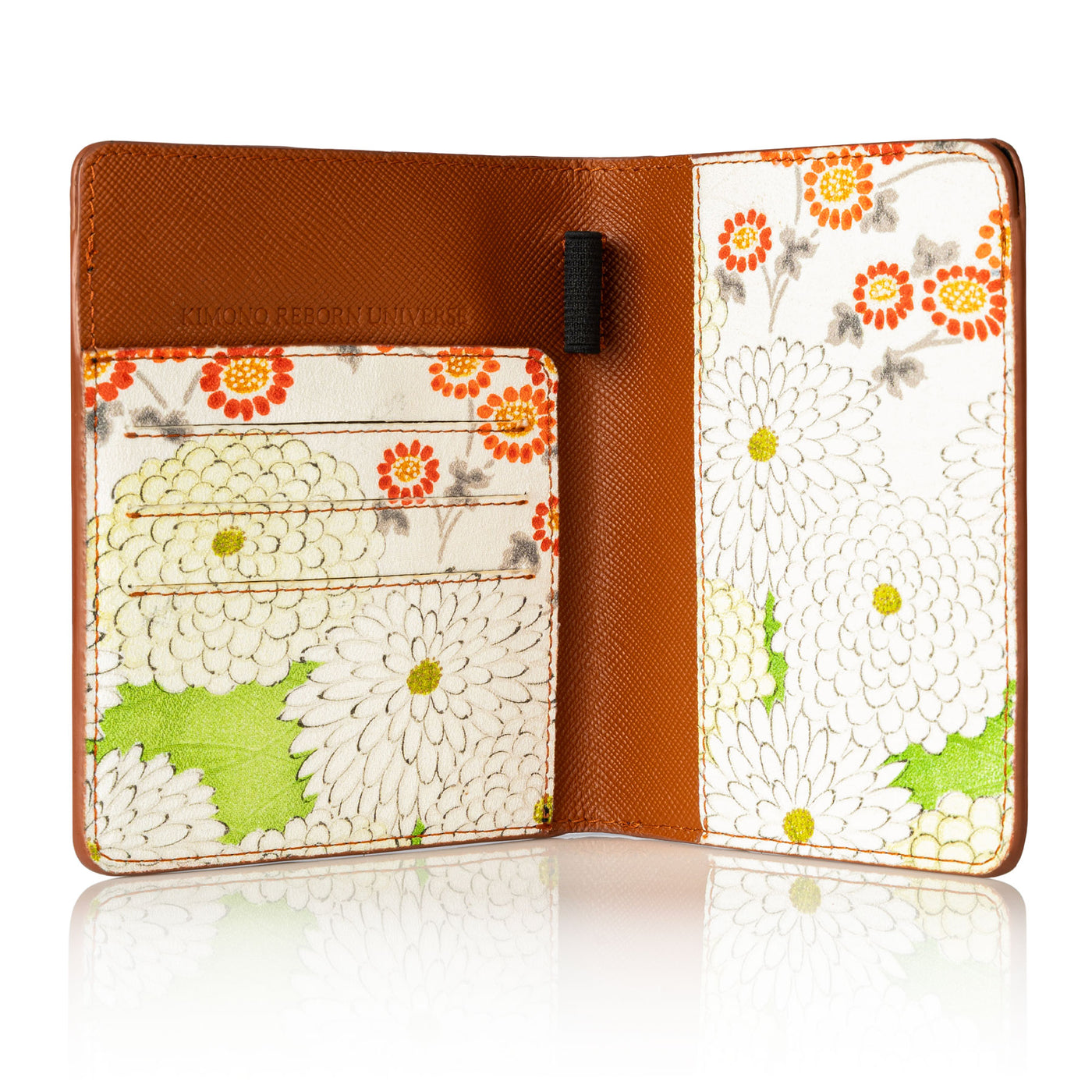 Kimono Passport Holder Brown 006