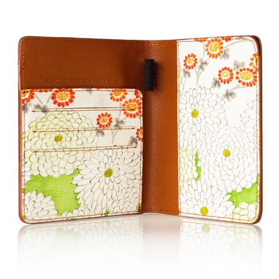 Kimono Passport Holder Brown 006