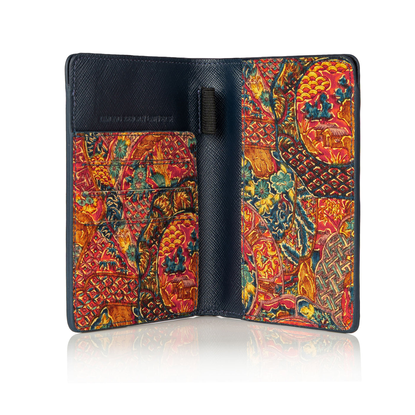 Kimono Passport Holder Navy 008