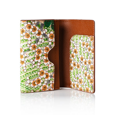 Kimono Card Case Brown 002