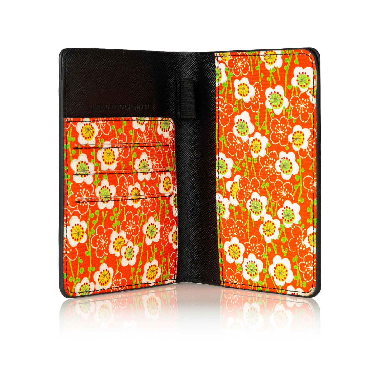 Kimono Passport Holder Black 007