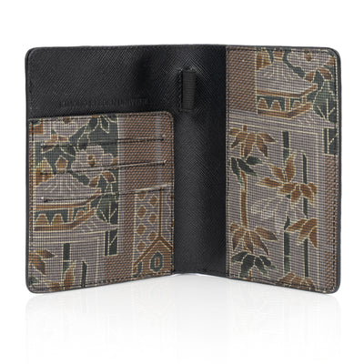 Kimono Passport Holder Black 010