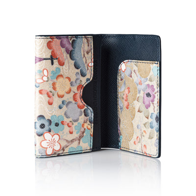 Kimono Card Case Navy 001