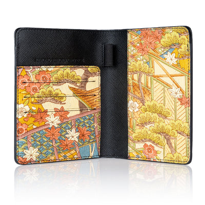 Kimono Passport Holder Black 005