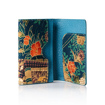 Kimono Card Case Blue 001