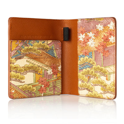Kimono Passport Holder Brown 004