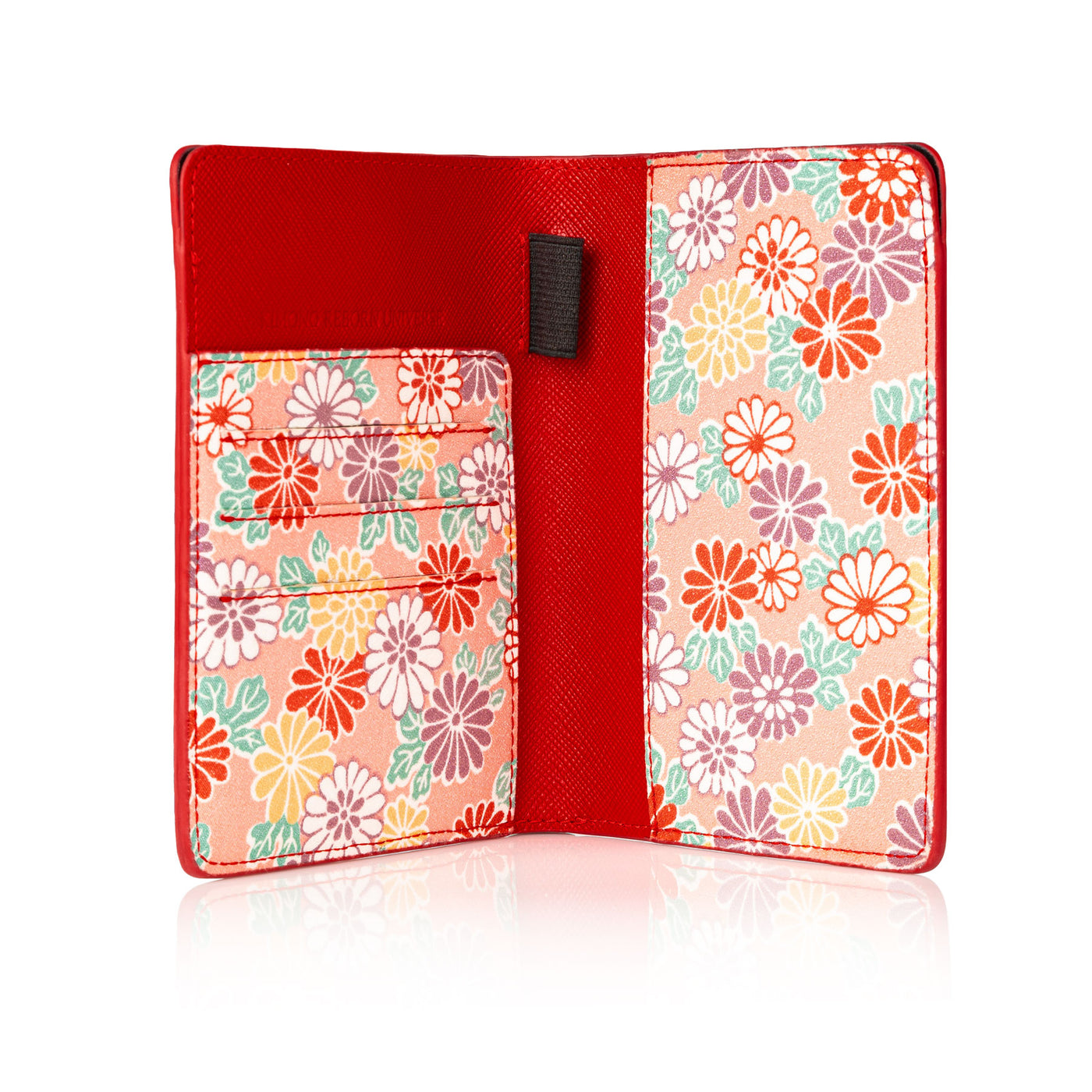Kimono Passport Holder Red 009