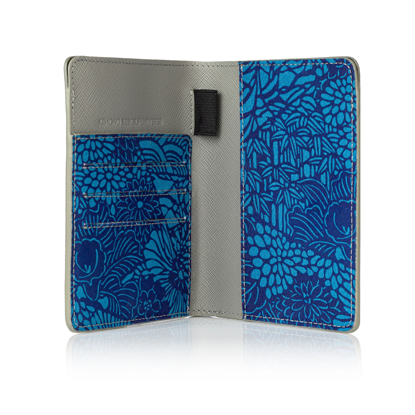 Kimono Passport Holder Gray 007