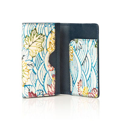 Kimono Card Case Navy 006
