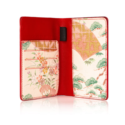 Kimono Passport Holder Red 008