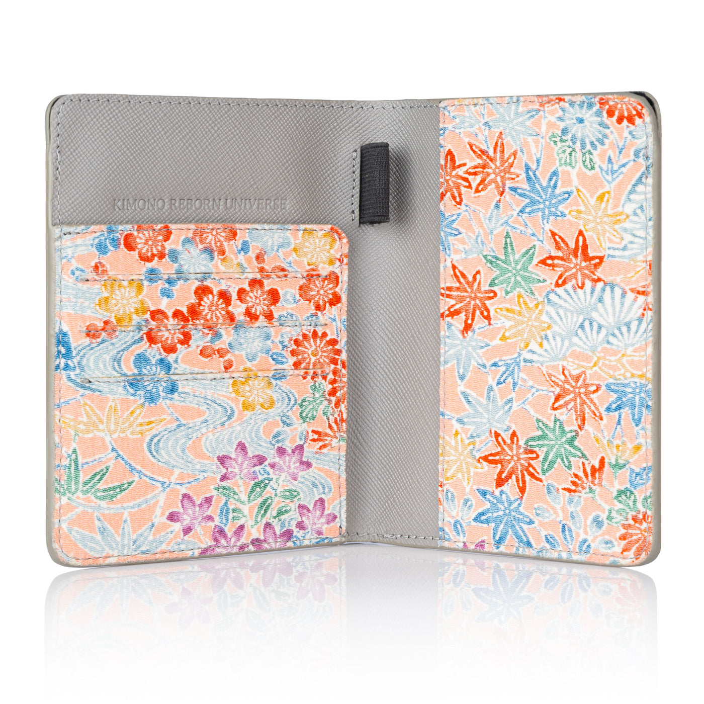 Kimono Passport Holder Gray 005