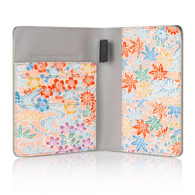 Kimono Passport Holder Gray 005