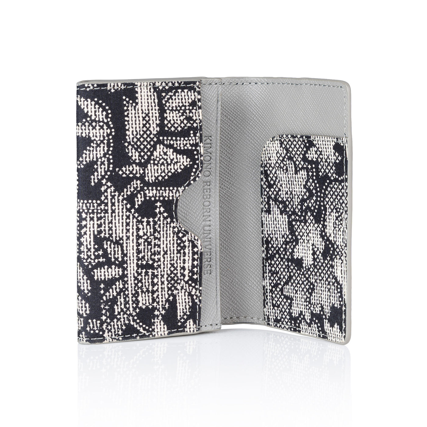 Kimono Card Case Gray 001