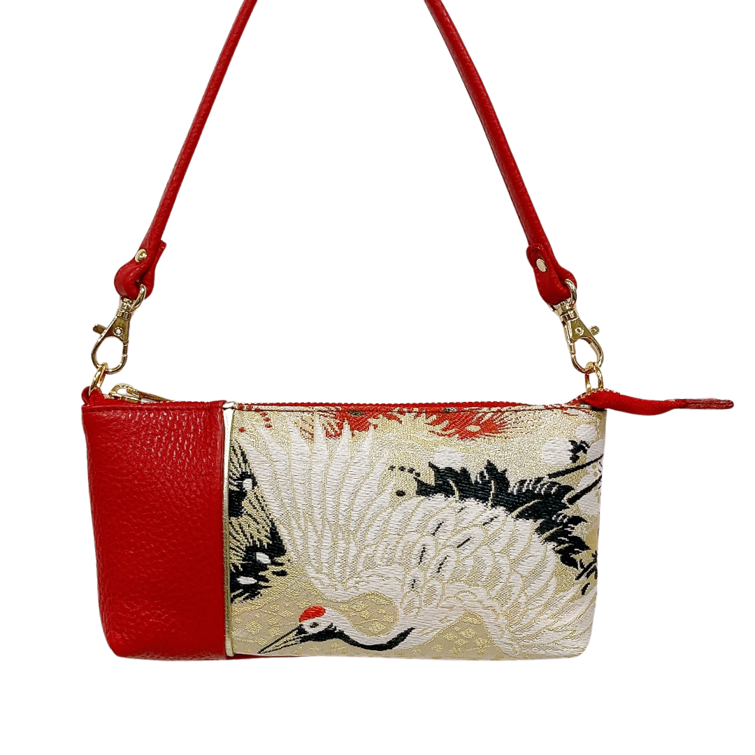 KIMONO PURSE Red T036