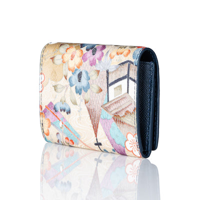 Kimono Card Case Navy 001