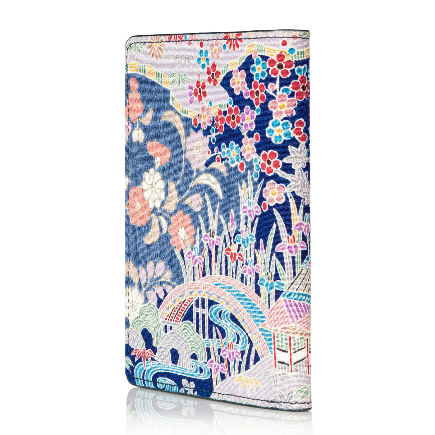 Kimono Passport Holder Navy 009