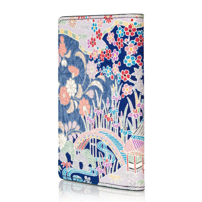 Kimono Passport Holder Navy 009