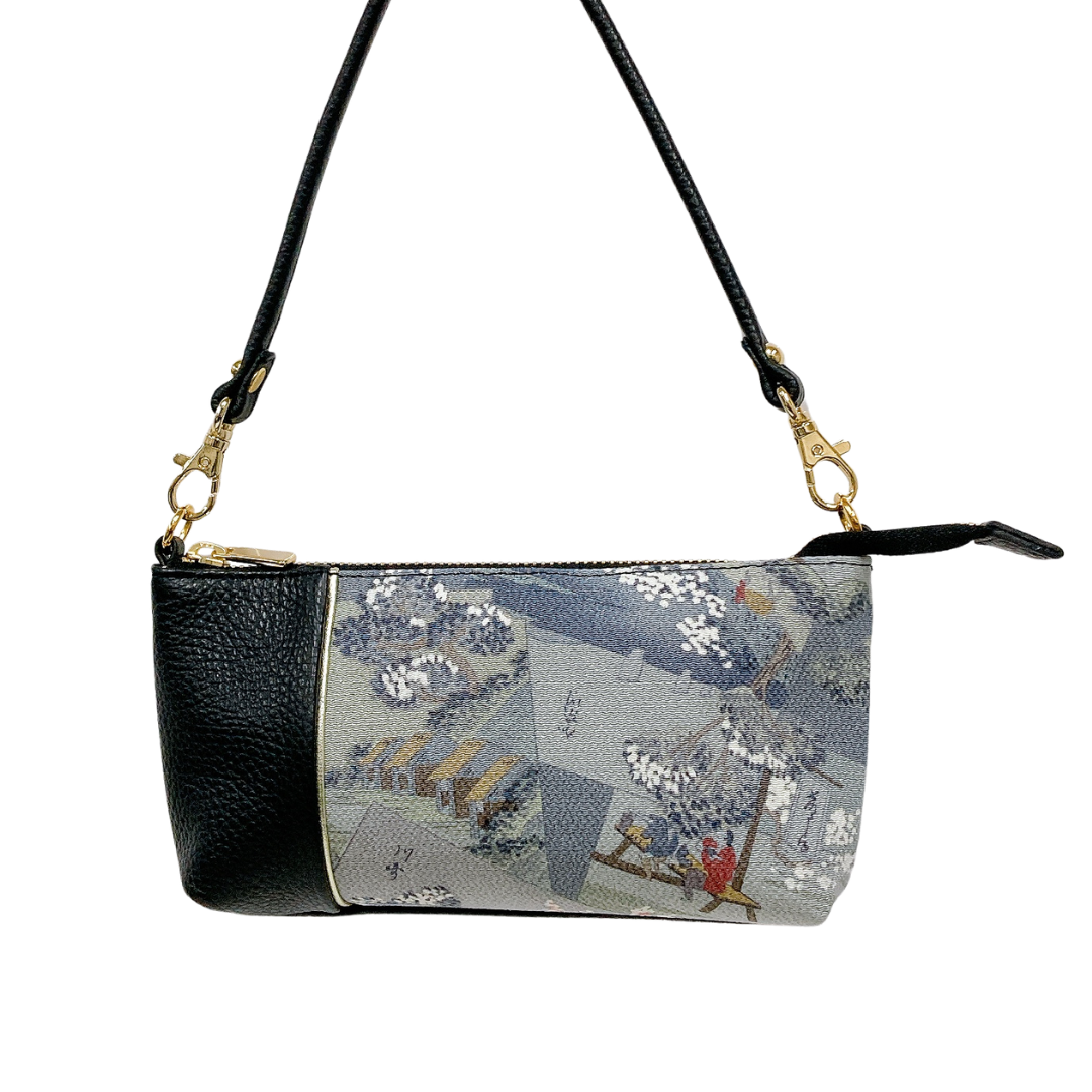 KIMONO PURSE Black T012