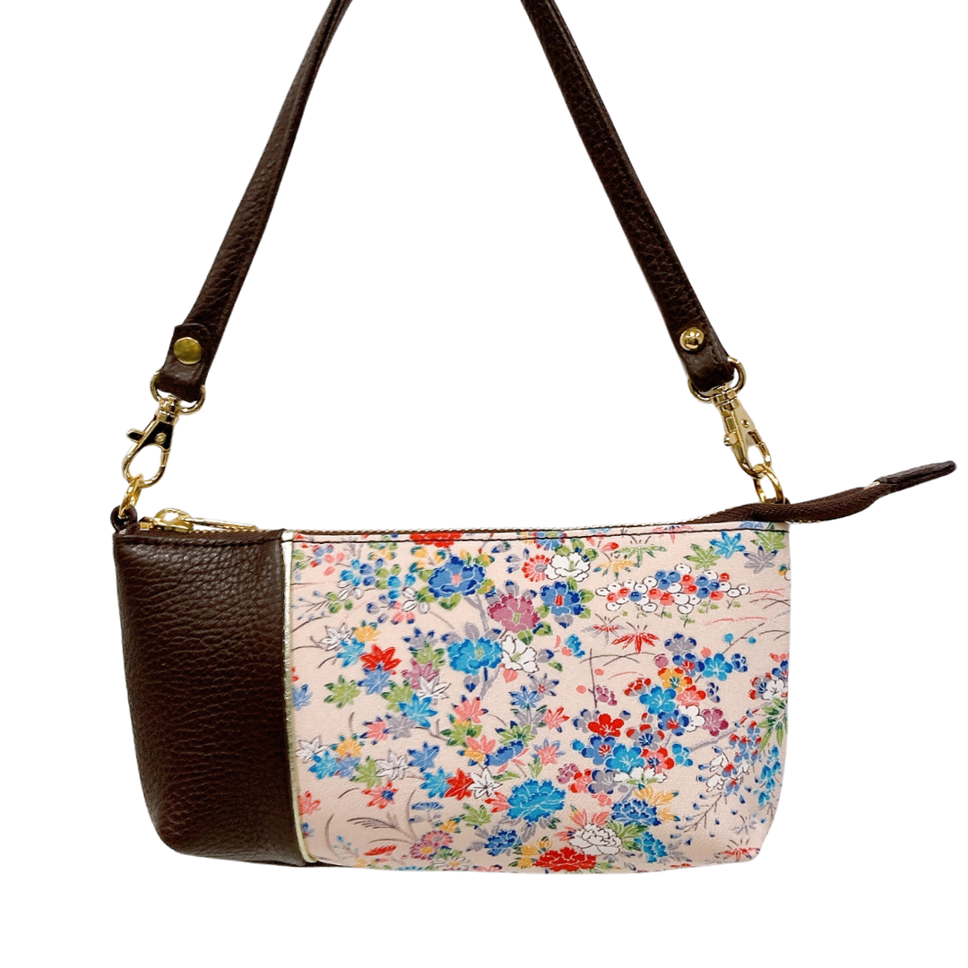 KIMONO PURSE Brown T018