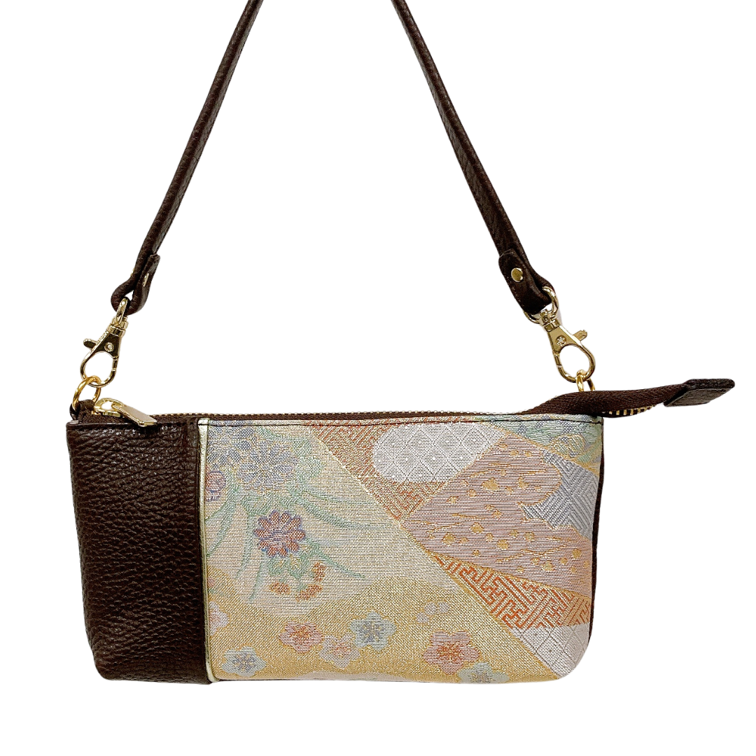 KIMONO PURSE Brown T016