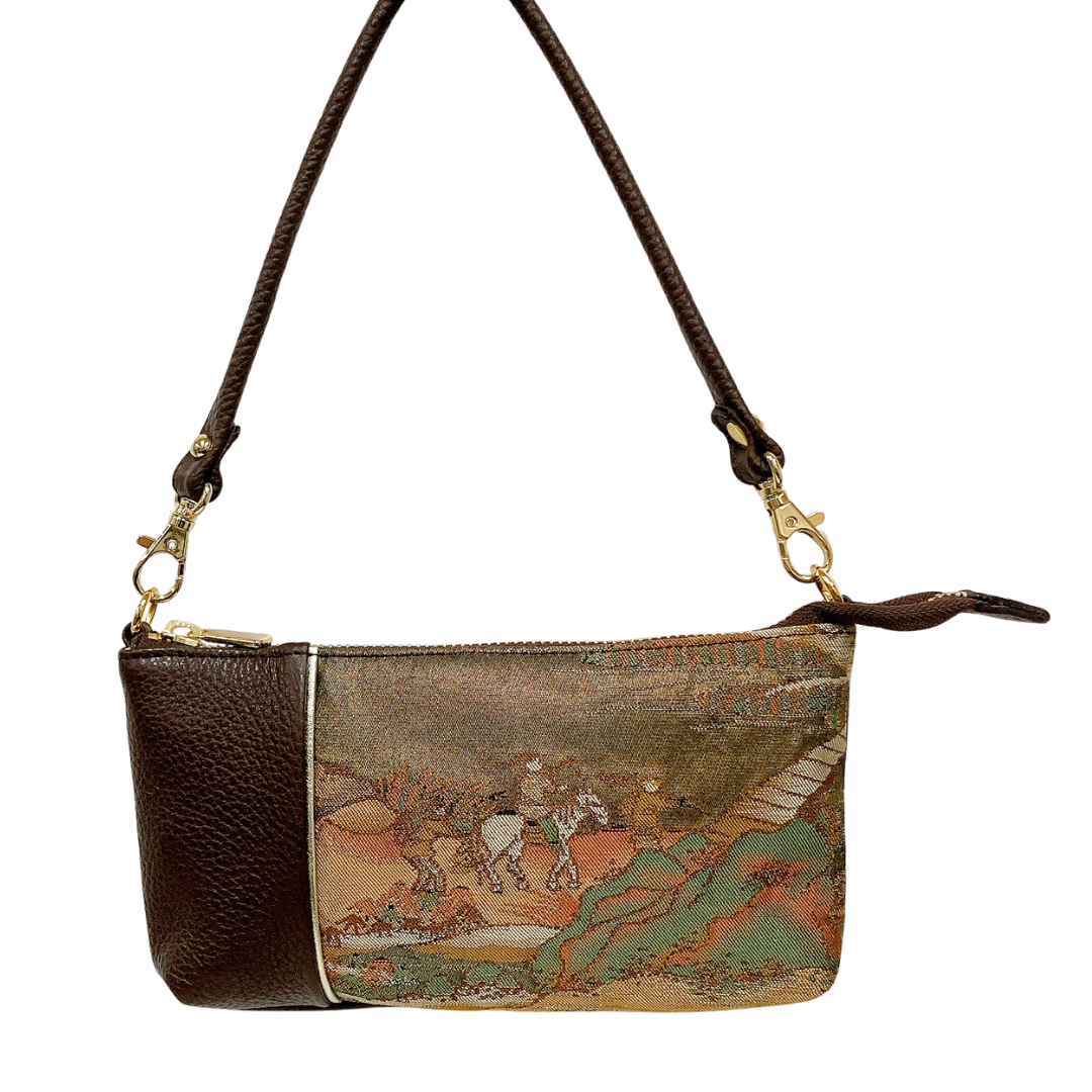 KIMONO PURSE Brown T021