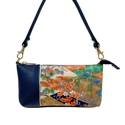 KIMONO PURSE Navy T042