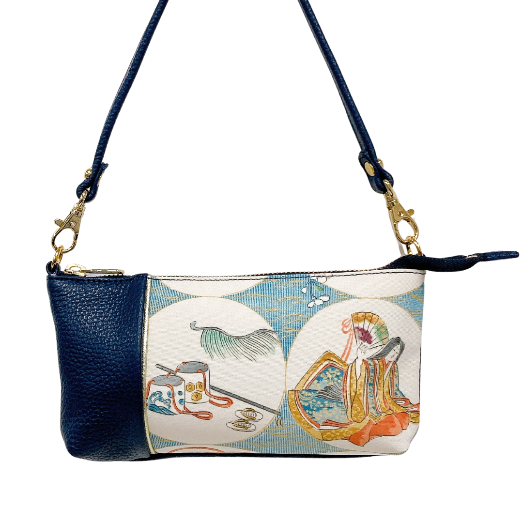 KIMONO PURSE Navy T046