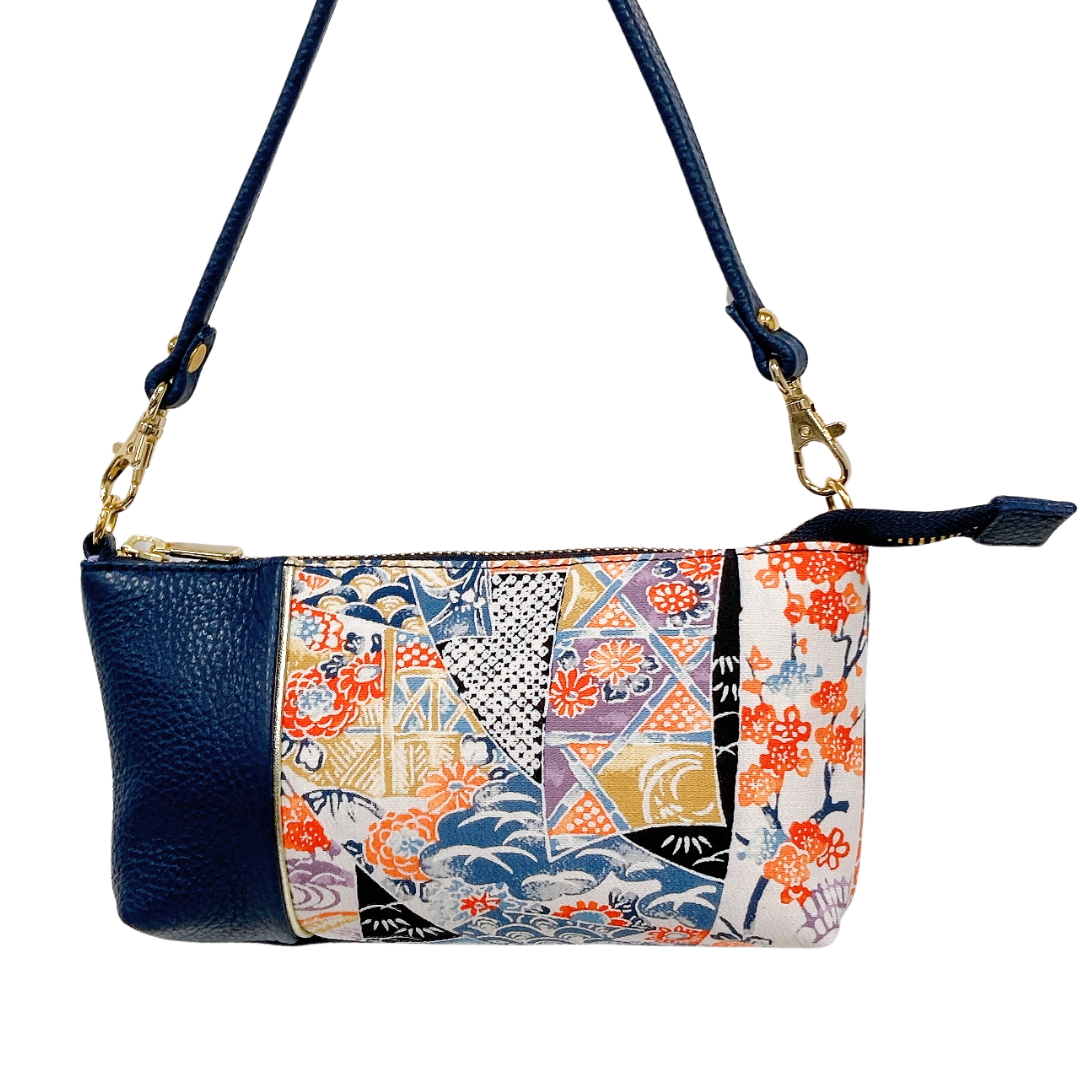 KIMONO PURSE Navy T047