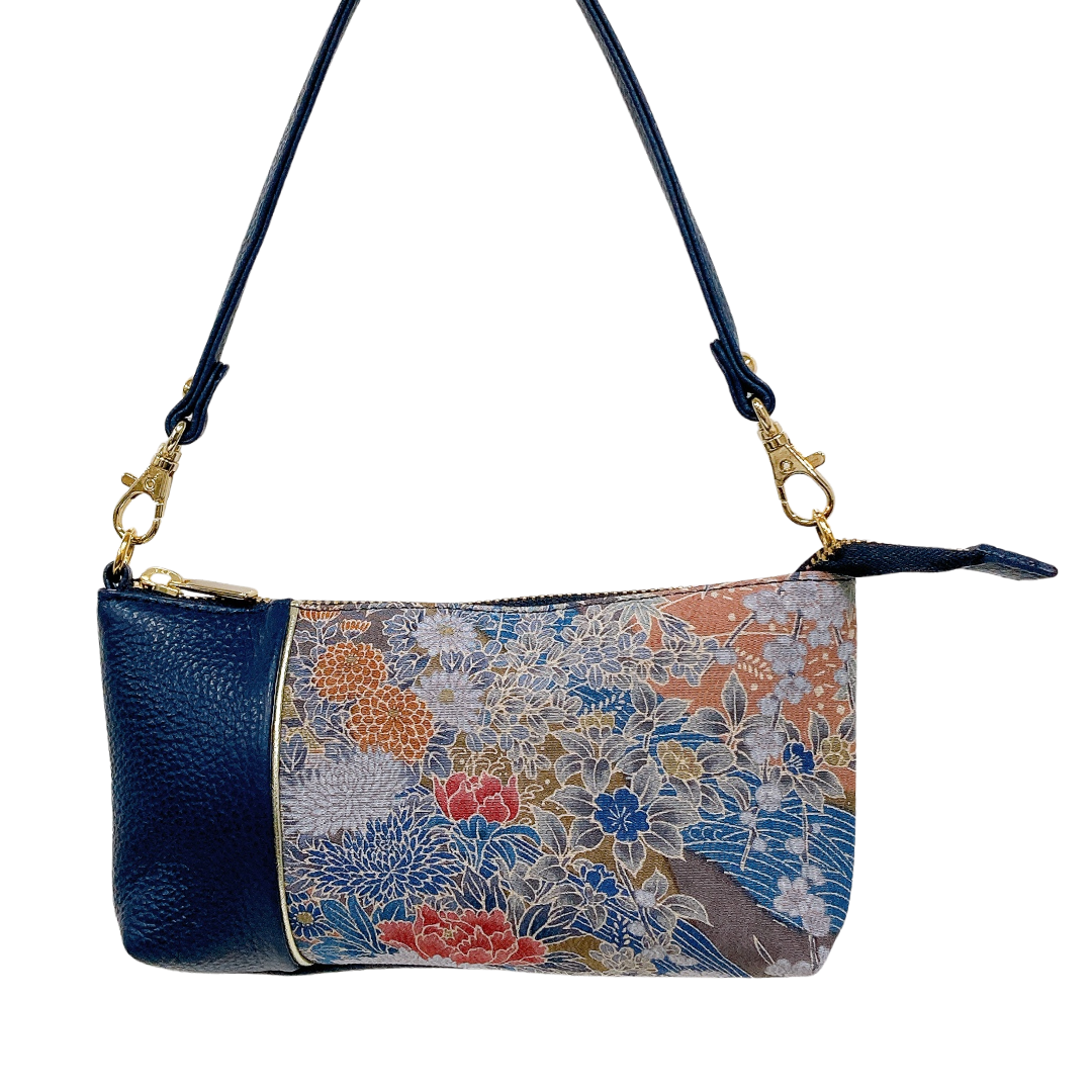 KIMONO PURSE Navy T048