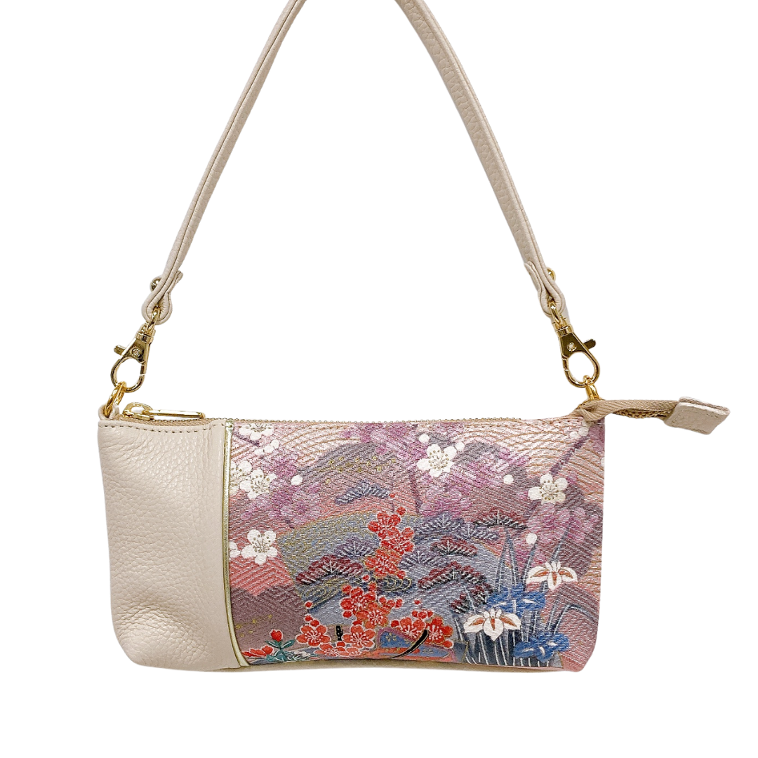 KIMONO PURSE  White T050