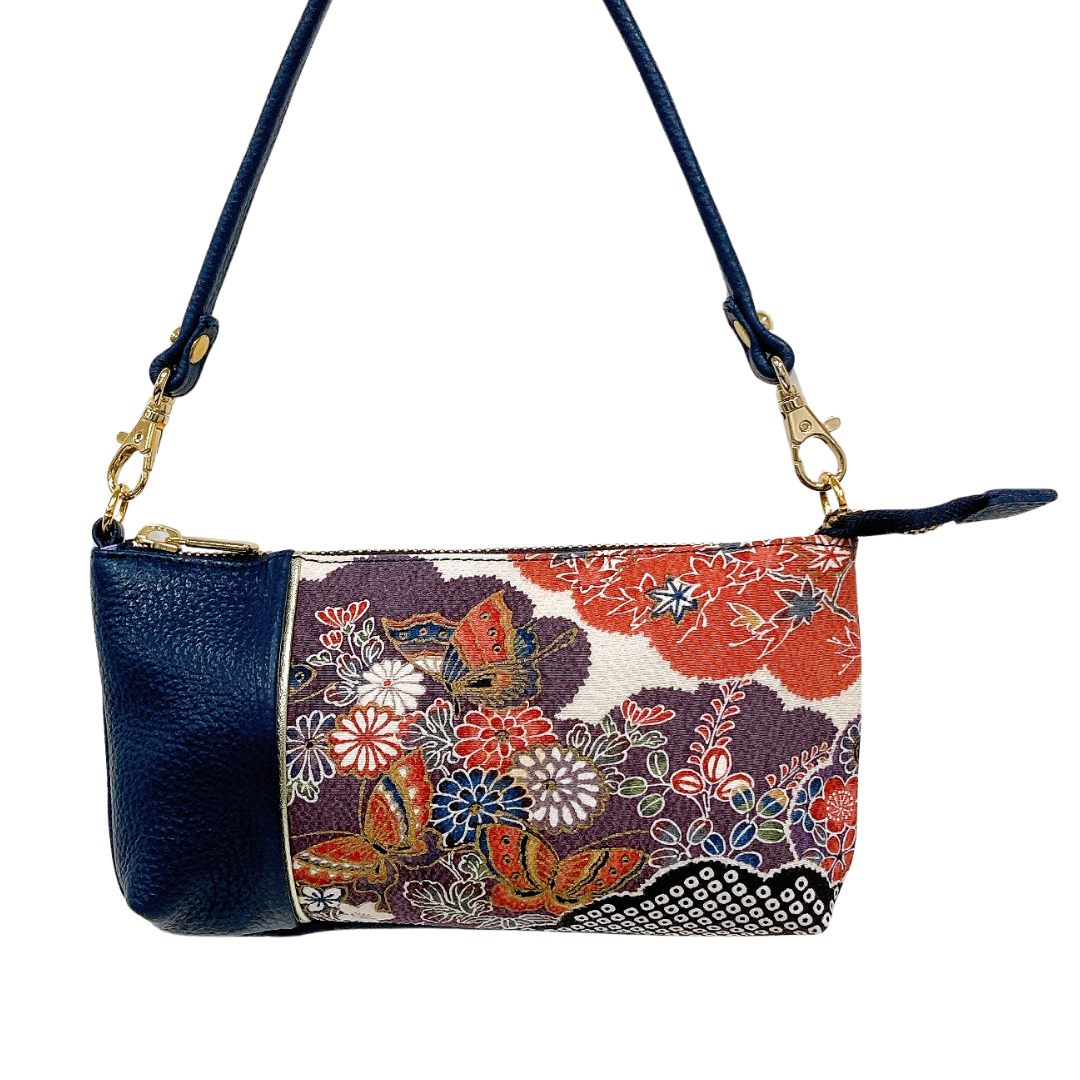 KIMONO PURSE Navy T051