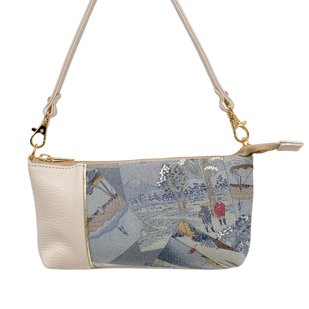 KIMONO PURSE  White T049