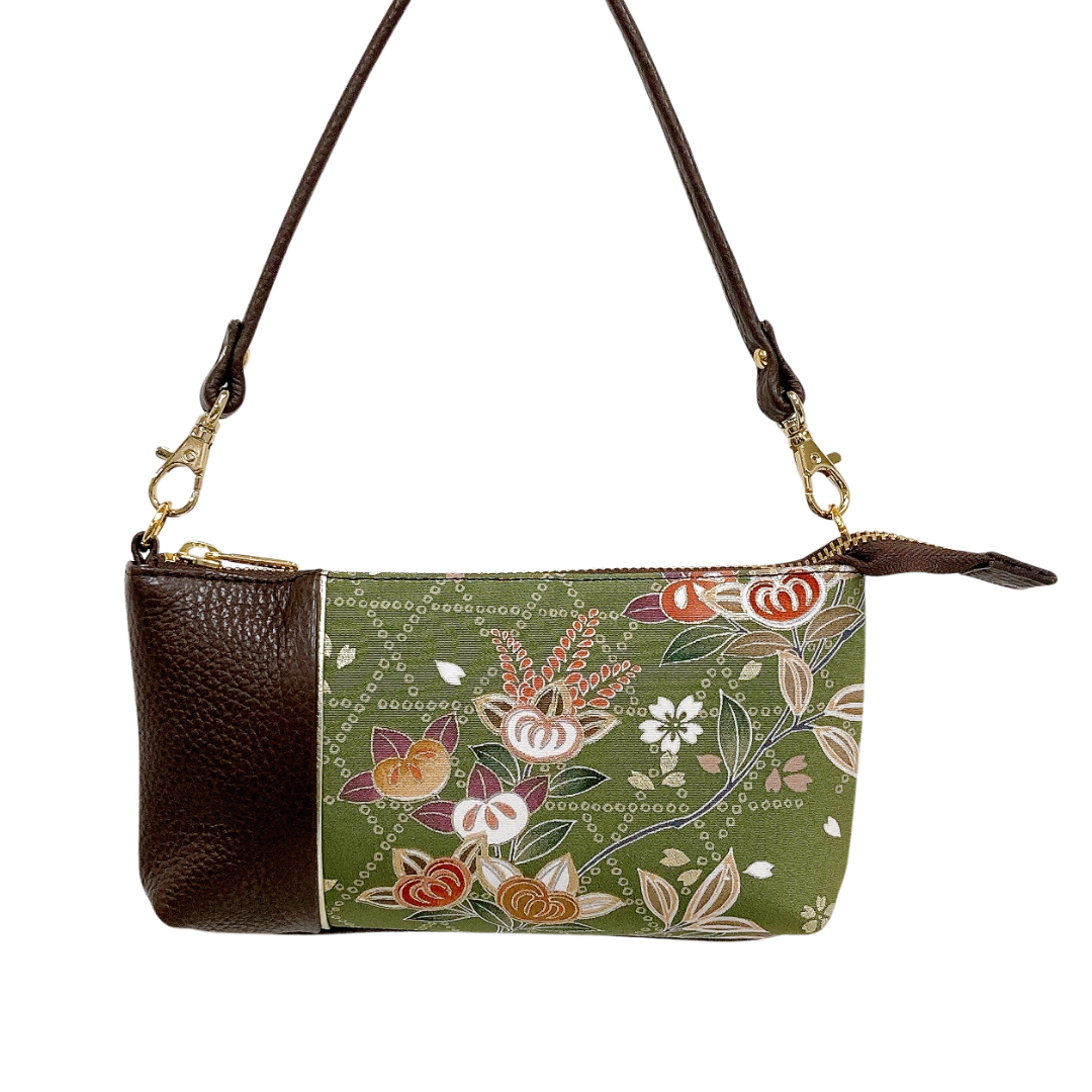 KIMONO PURSE Brown T016