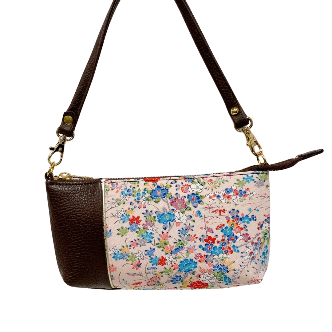 KIMONO PURSE Brown T019