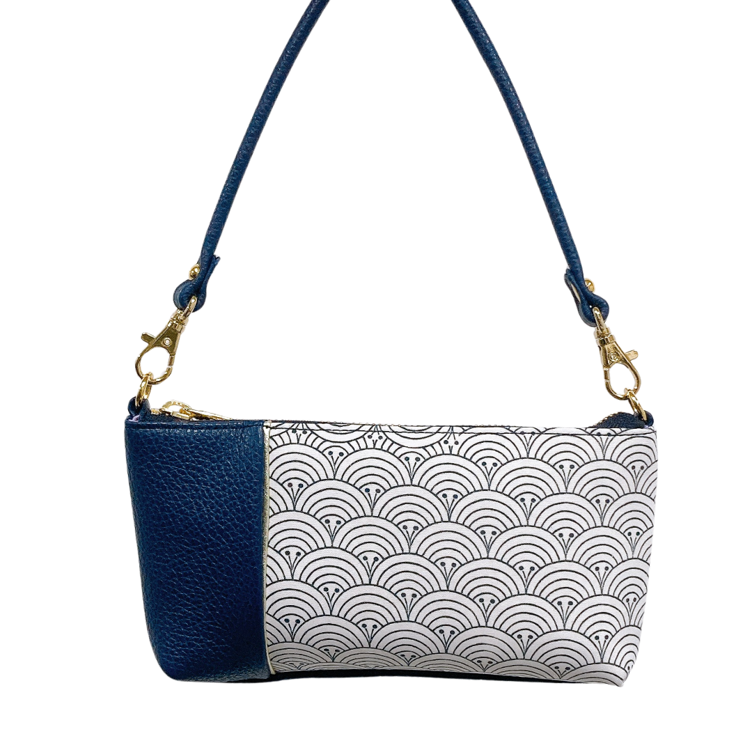 KIMONO PURSE WR Navy 012