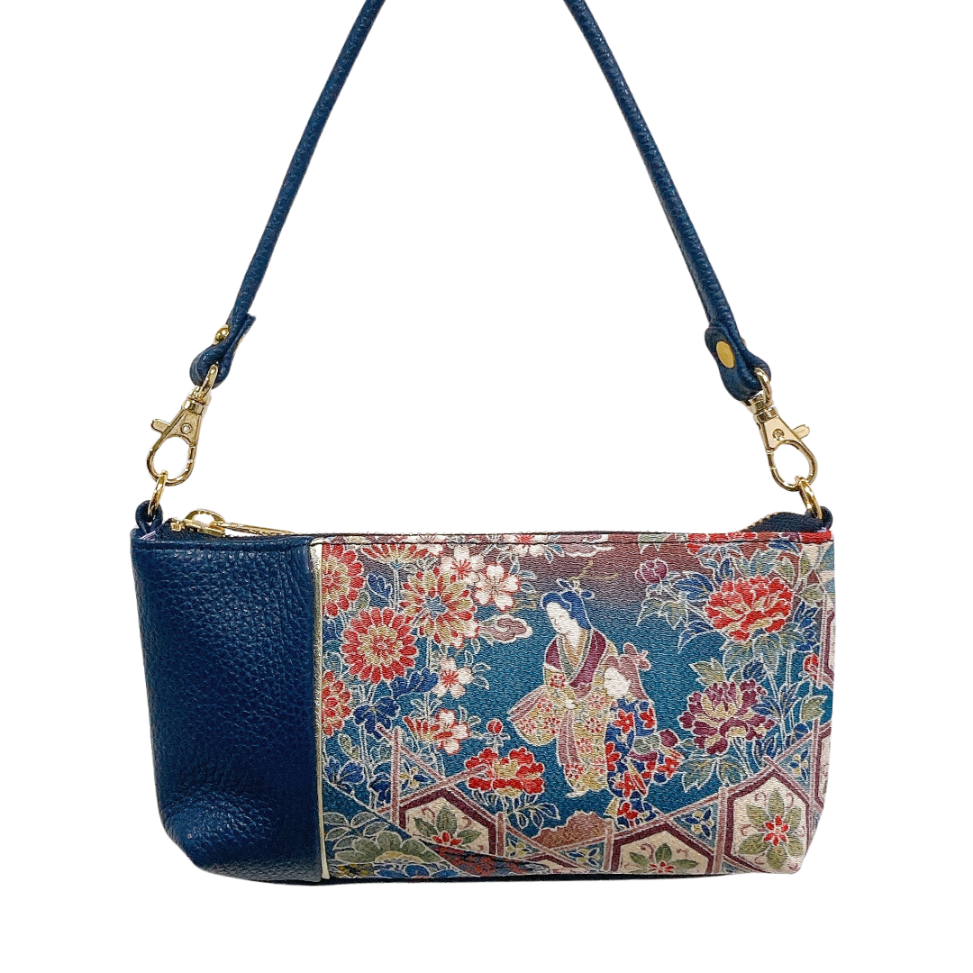 KIMONO PURSE WR Navy 021