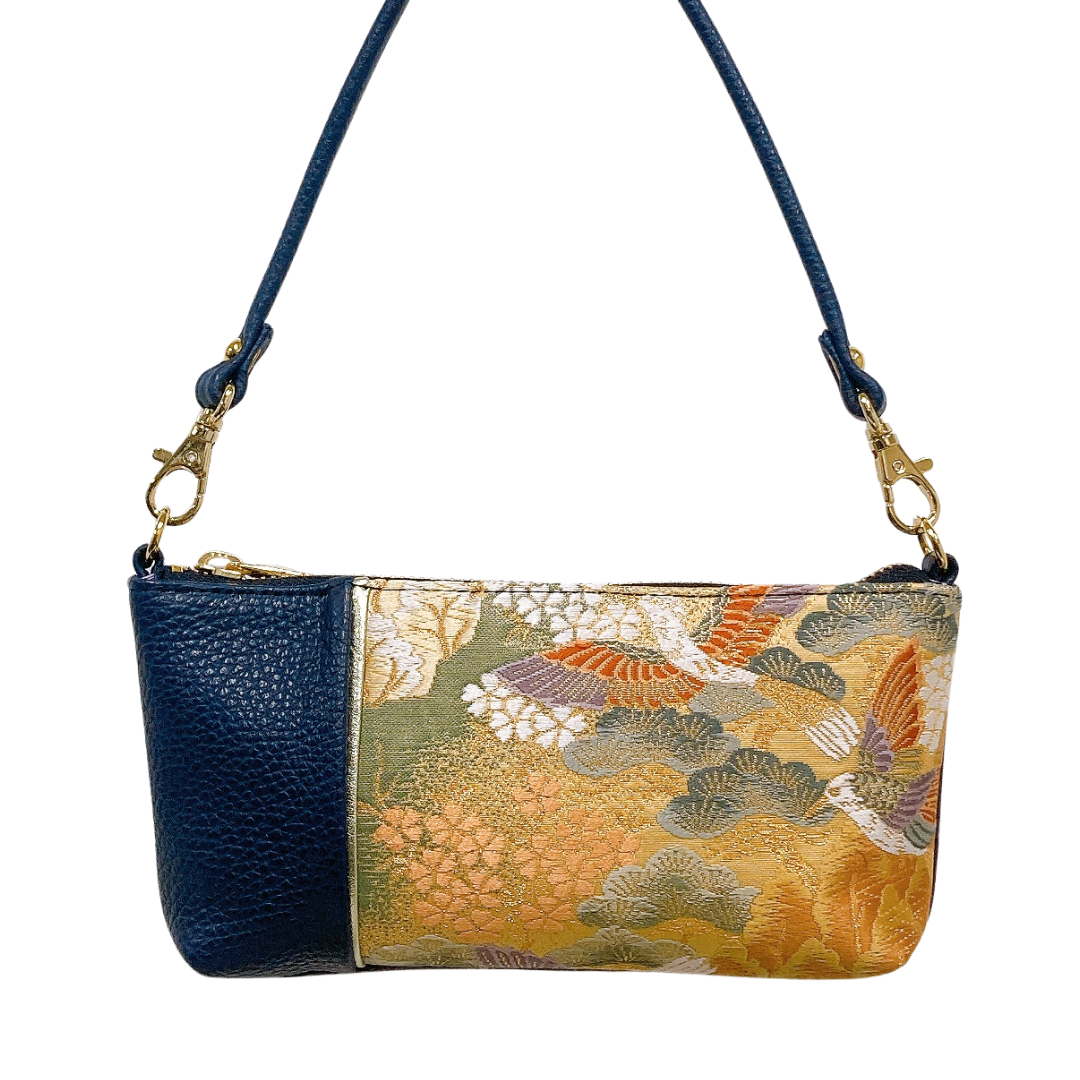KIMONO PURSE WR Navy 026
