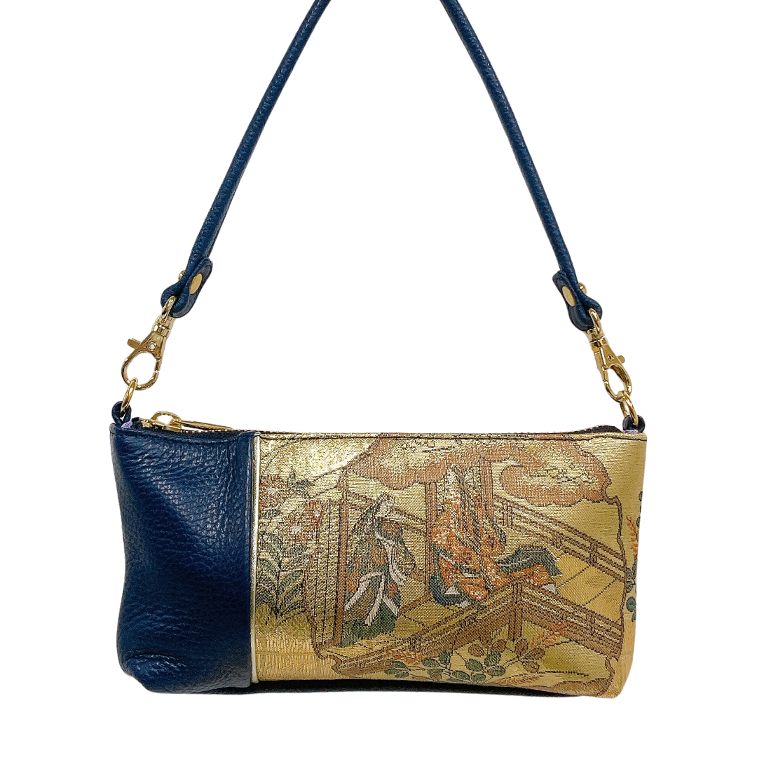 KIMONO PURSE WR Navy 030