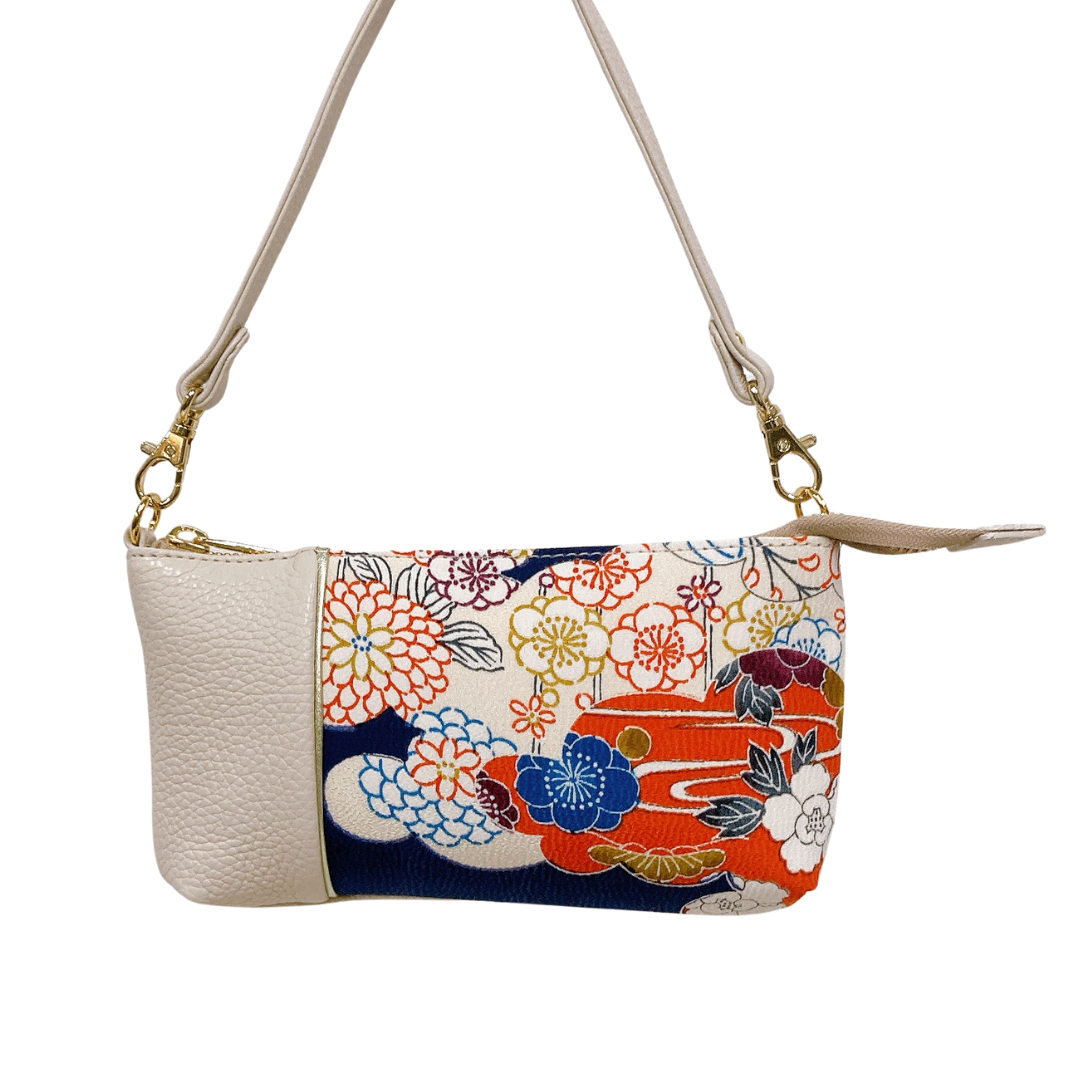 KIMONO PURSE  White T041